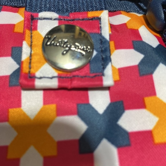 Thirty-One Fold-Up Family Organizer Tropical Twist Travel Trifold Handles - Picture 2 of 7